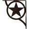 Ekena Millwork Austin Wrought Iron Bracket, (Triple center brace), Antiqued Bronze 2"W x 12"D x 15"H BKTM02X12X15TAUABZ - alternate 2